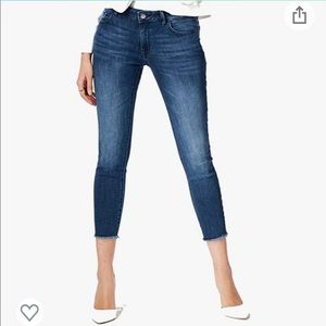 DL1961 Florence Instasculpt Mid Rise Skinny Cropped Jean, Stranded, 25